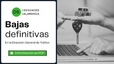 Nota informativa baja definitiva de coches